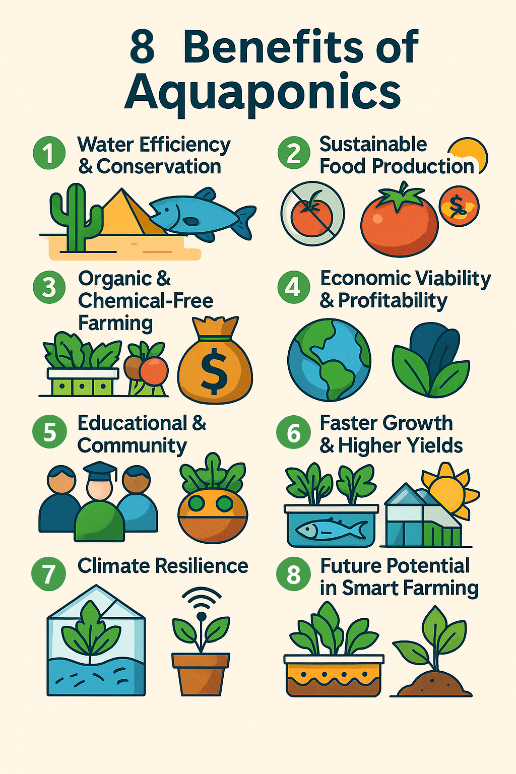 The benefits of Aquaponics System